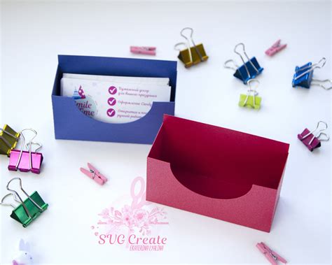 foldable business card holder template.